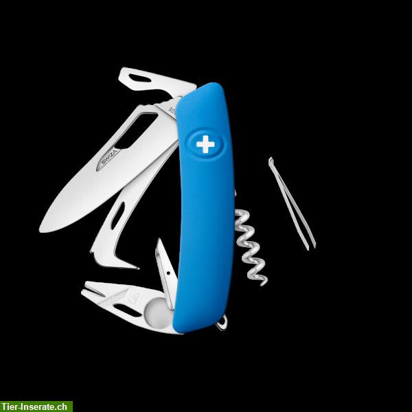 SWIZA-Taschenmesser | blau | Top Schweizer Messer für Pferdeleute