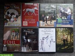 Diverse Pferde / Reitsport DVD's abzugeben