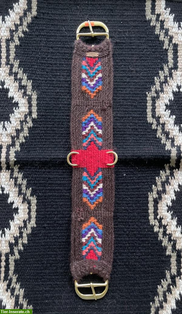 AUSVERKAUF: Sattelgurte handgeflochten aus 100% Mohair, Grösse 30