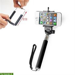 Bild 4: iProtect 2in1 Set Selfie Stange Handstativ Selbstausl&#246;ser iPhone Android