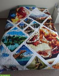 Bettwäsche Duvet bedrucken mit eigenem Foto Mikrofaser für Tierfreunde
