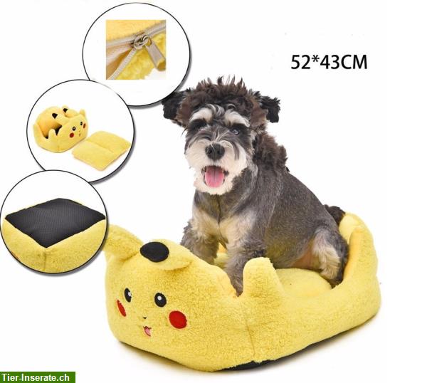 Bild 2: NEU: Pokémon Pikachu Katzenbett, Schlafplatz für kleine Hunde