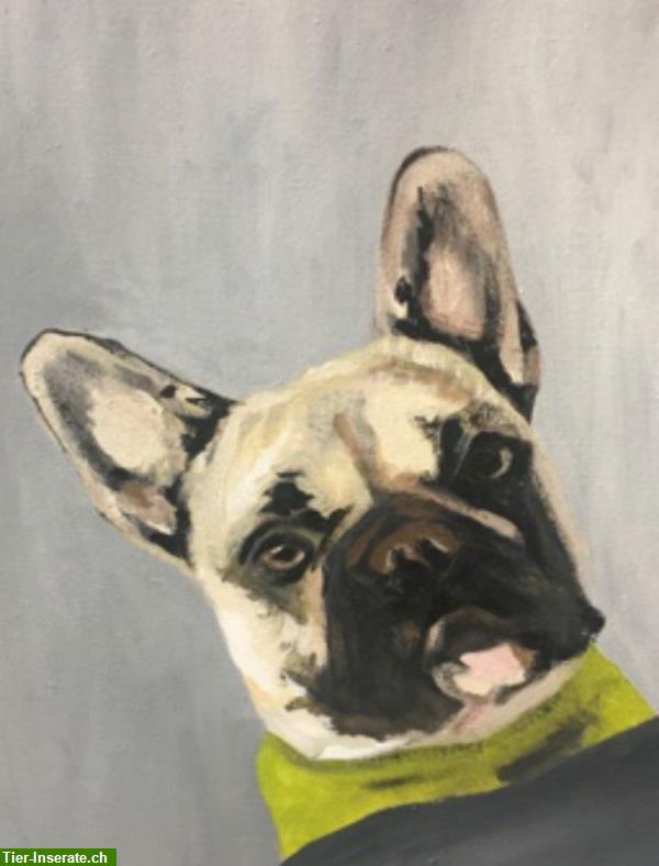 Bild 3: Hundeportrait Malerei nach Ihren Wünschen