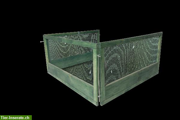 Bild 2: Auslaufgehege/-gitter für Schildkröten, 100x100x50cm