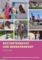 Ferienausritte und Pferdenachmittage für Kinder