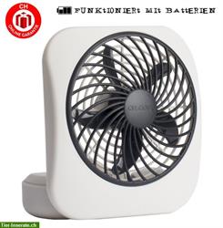 Mobiler Batterien Ventilator, 13cm Fan Batterienventilator, Outdoor Zelt