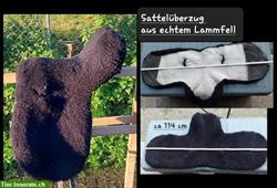 Biete Sattelfelle aus echtem Lammfell