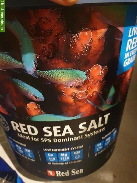 Bild 1: Meersalz / Red Sea Salt, Kübel für Salzwasseraquarium