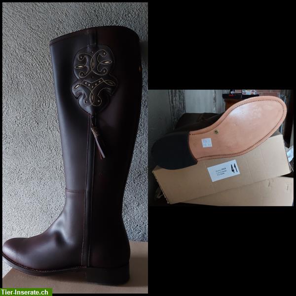 Neue Reitstiefel in spanischer Optik, Grösse 41 + 40