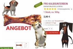 Sonderangebot, riesen Kalbs Kauknochen, siehe Webseite / Shop