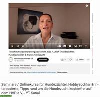 Online Hundeseminar, Züchtervortrag zu Hundegeburt & Vorbereitung