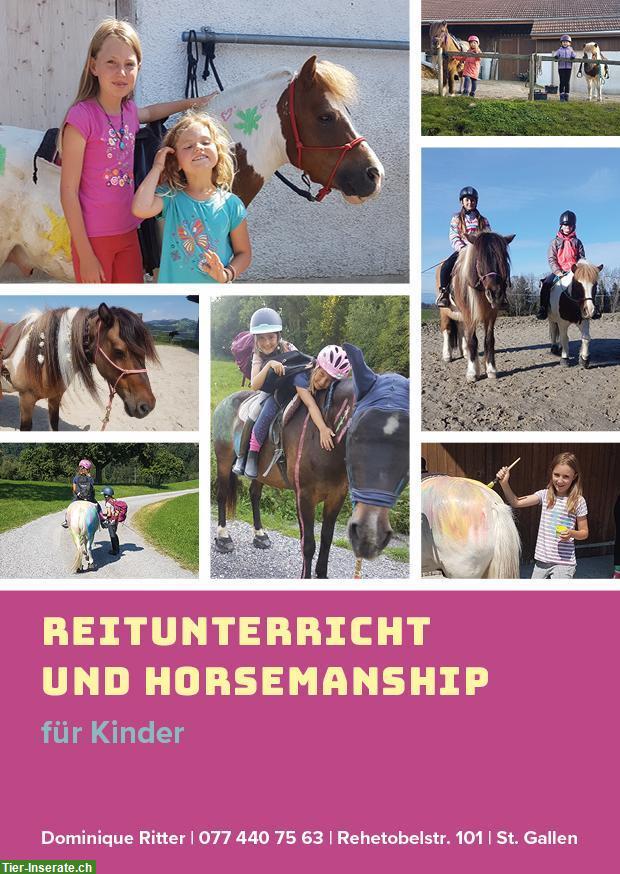 Ferienausritte und Pferdenachmittage für Kinder