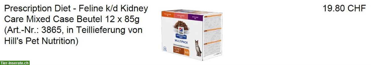 Bild 6: Hill's Prescription Diet - Feline k/d Kidney 48 Beutel Nassfutter