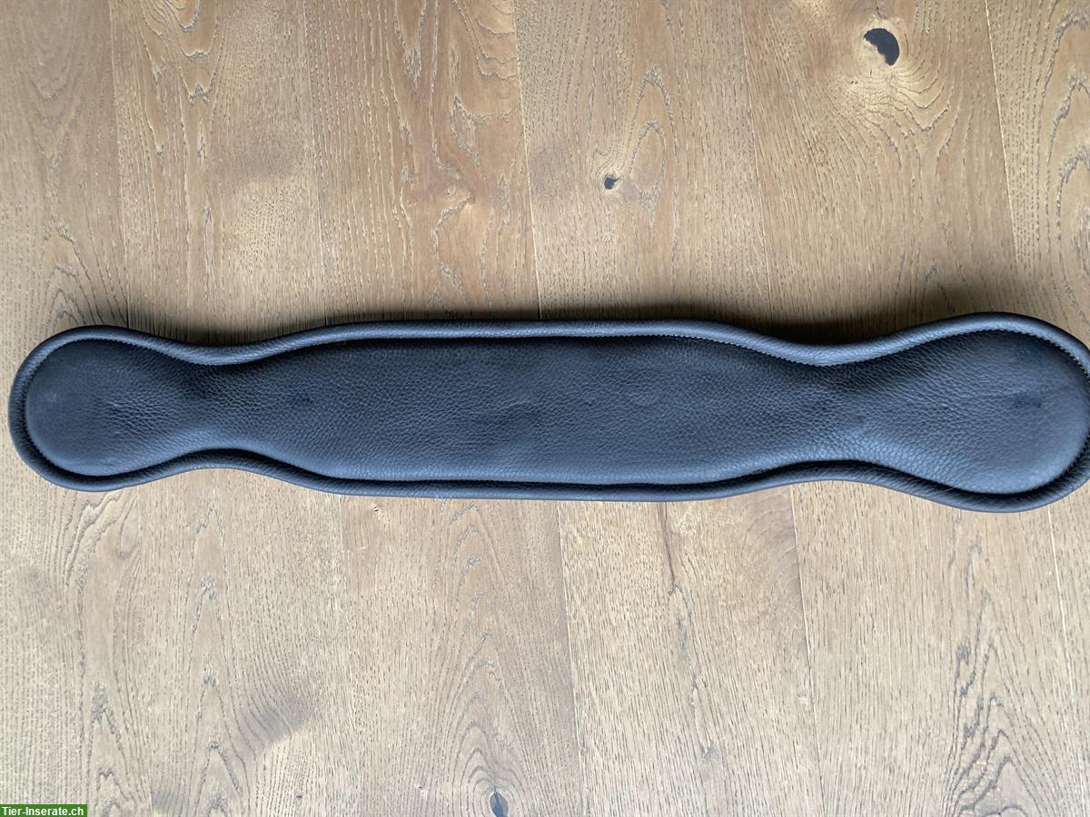 Bild 3: Sommer Sattel-/Kurzgurt aus Leder, Länge 70cm