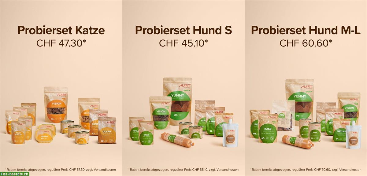 Bild 2: ANiFiT gesundes Katzen- & Hundefutter mit CHF 10.- Rabatt ausprobieren