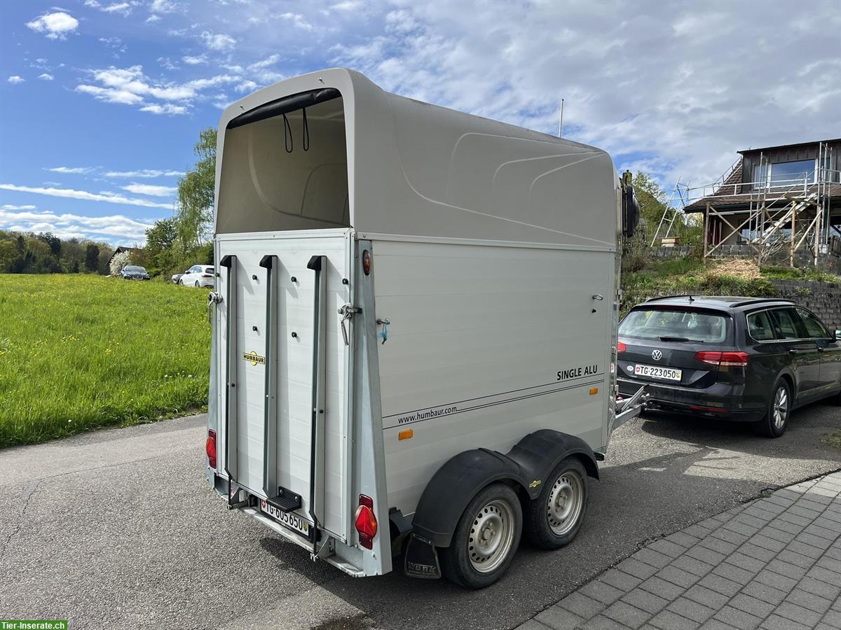 Bild 3: 1.5er Pferdeanhänger Humbaur Single Alu 1600 zu verkaufen