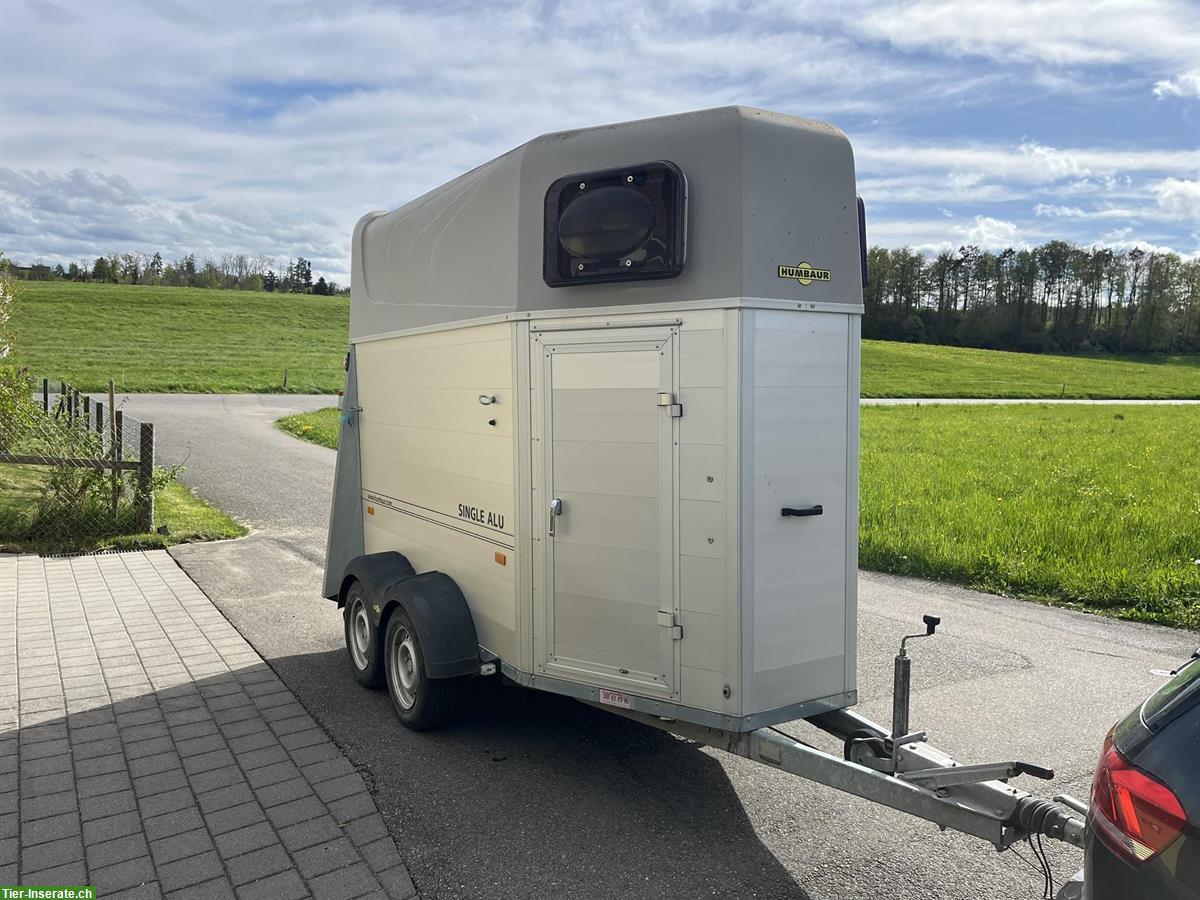 Bild 4: 1.5er Pferdeanhänger Humbaur Single Alu 1600 zu verkaufen