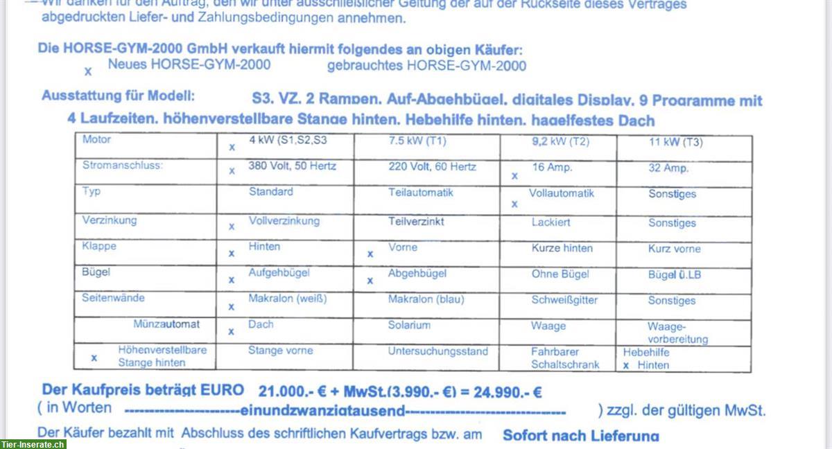 Bild 3: Horse Gym 2000 zu verkaufen