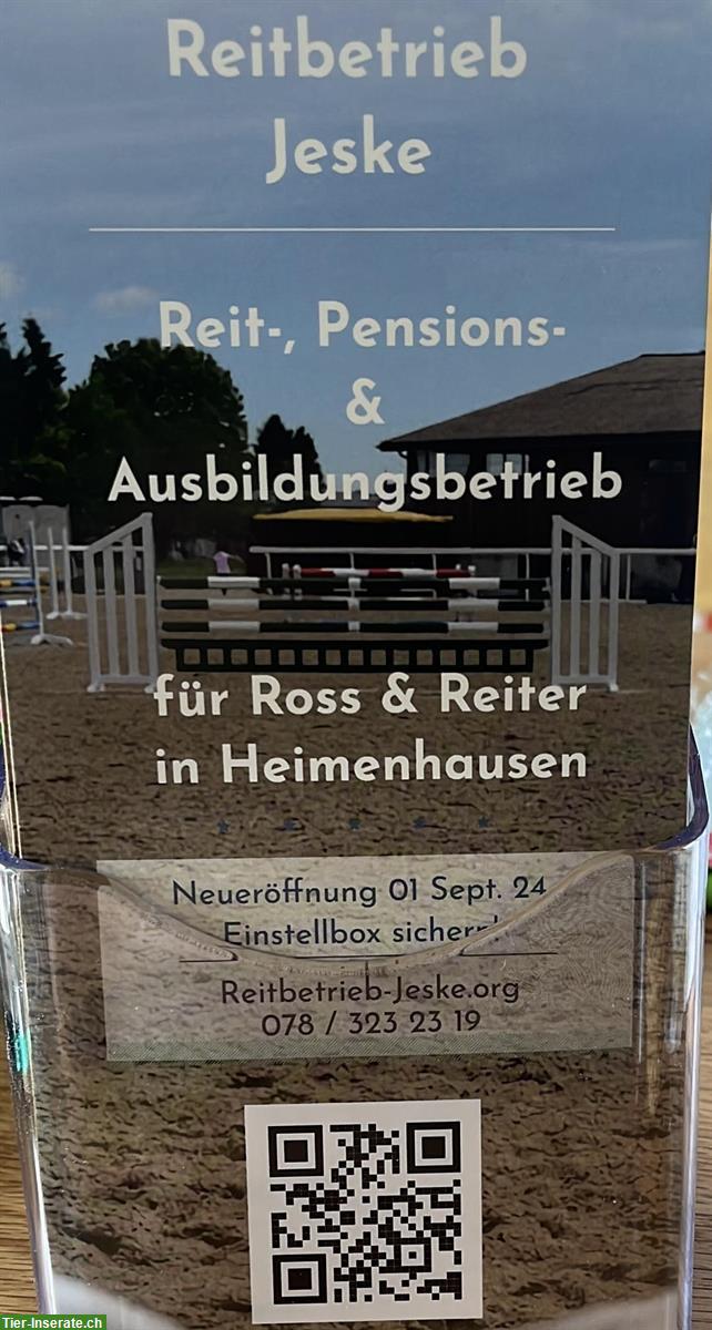 Freie Pferdeboxen zu vermieten, Heimenhausen BE