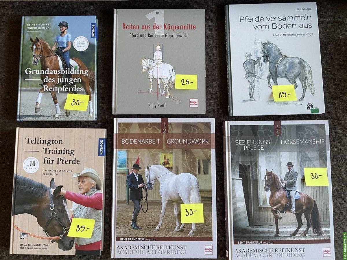 Diverse Pferdefachbücher zu verkaufen