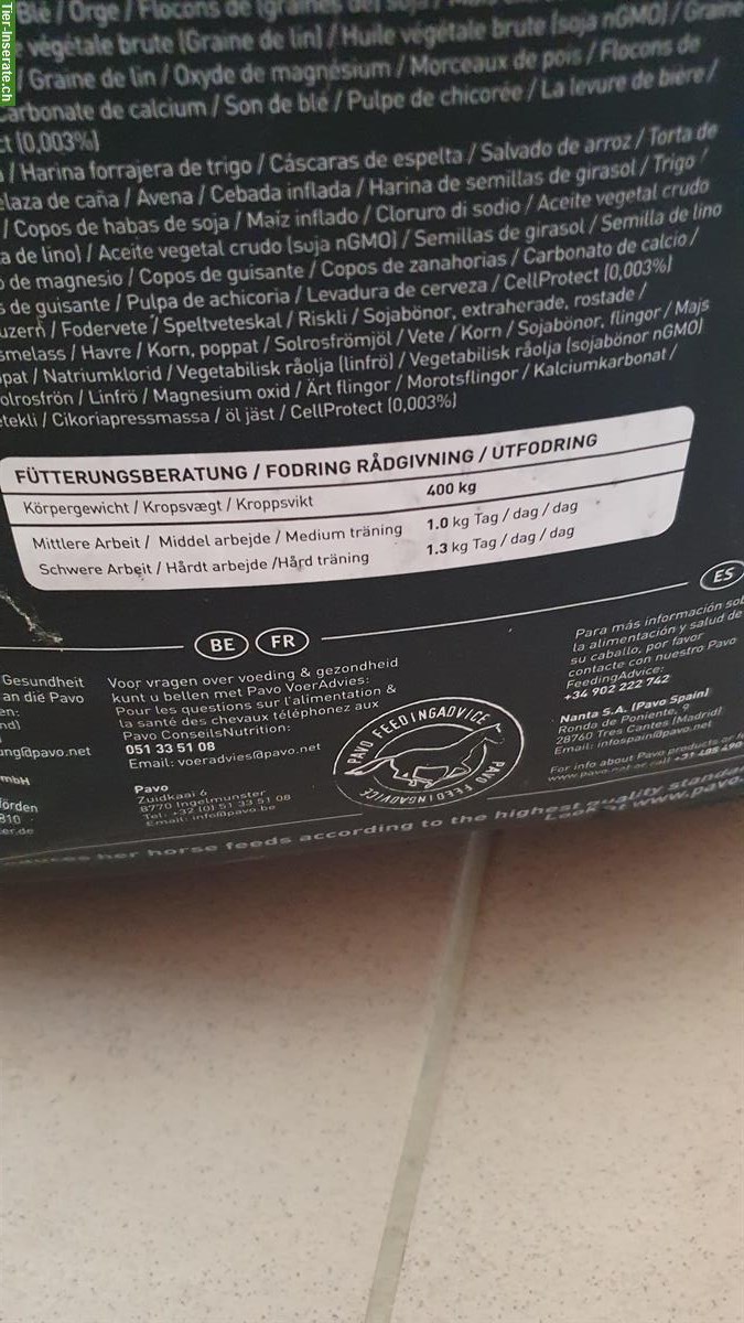 Bild 3: Pavo EasyPower Isländer Sportmüesli GRATIS abzugeben