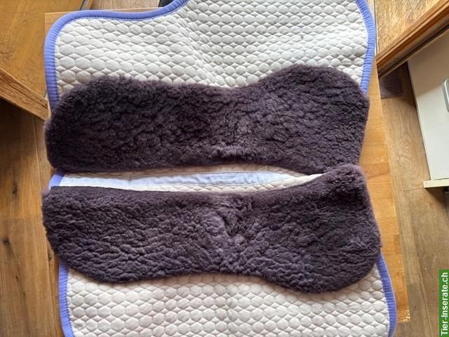 Bild 4: Mattes Schabracken mit Echt-Fell | Gut erhalten!