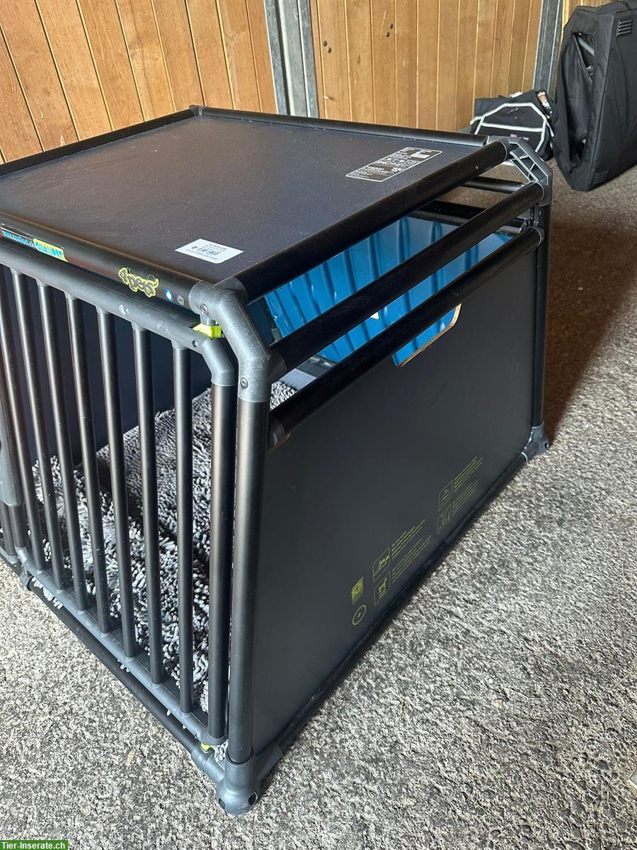 Bild 4: 4pets Autobox Pro 4 L, schwarz, 81.5x93.5x66cm