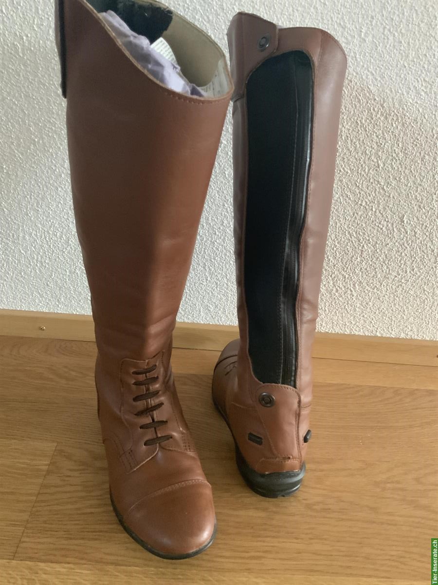 Bild 2: Leder-Reitstiefel braun, Grösse 37