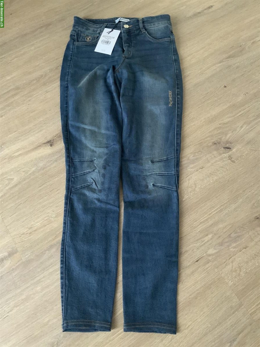 Reithose Jeans, Grösse 36 / Reithose blau, Grösse 38