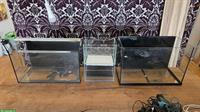 Leere Aquarien inkl. vieles an Zubehör für Aquascaping