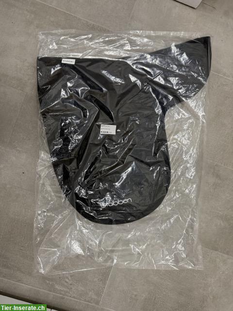 Stübben Sattelschabracke Island Velour, schwarz