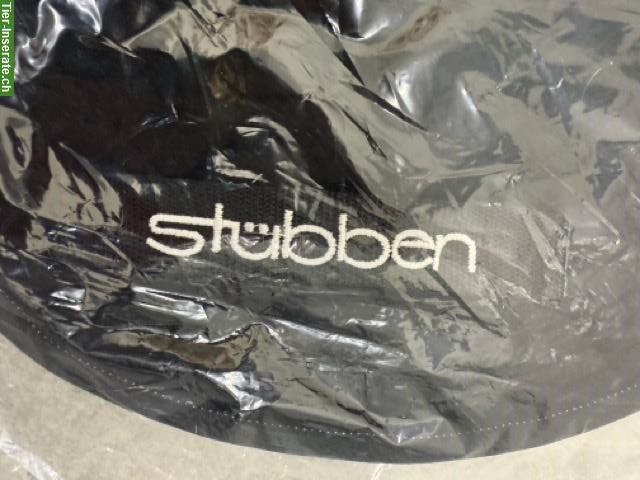 Bild 4: Stübben Sattelschabracke Island Velour, schwarz