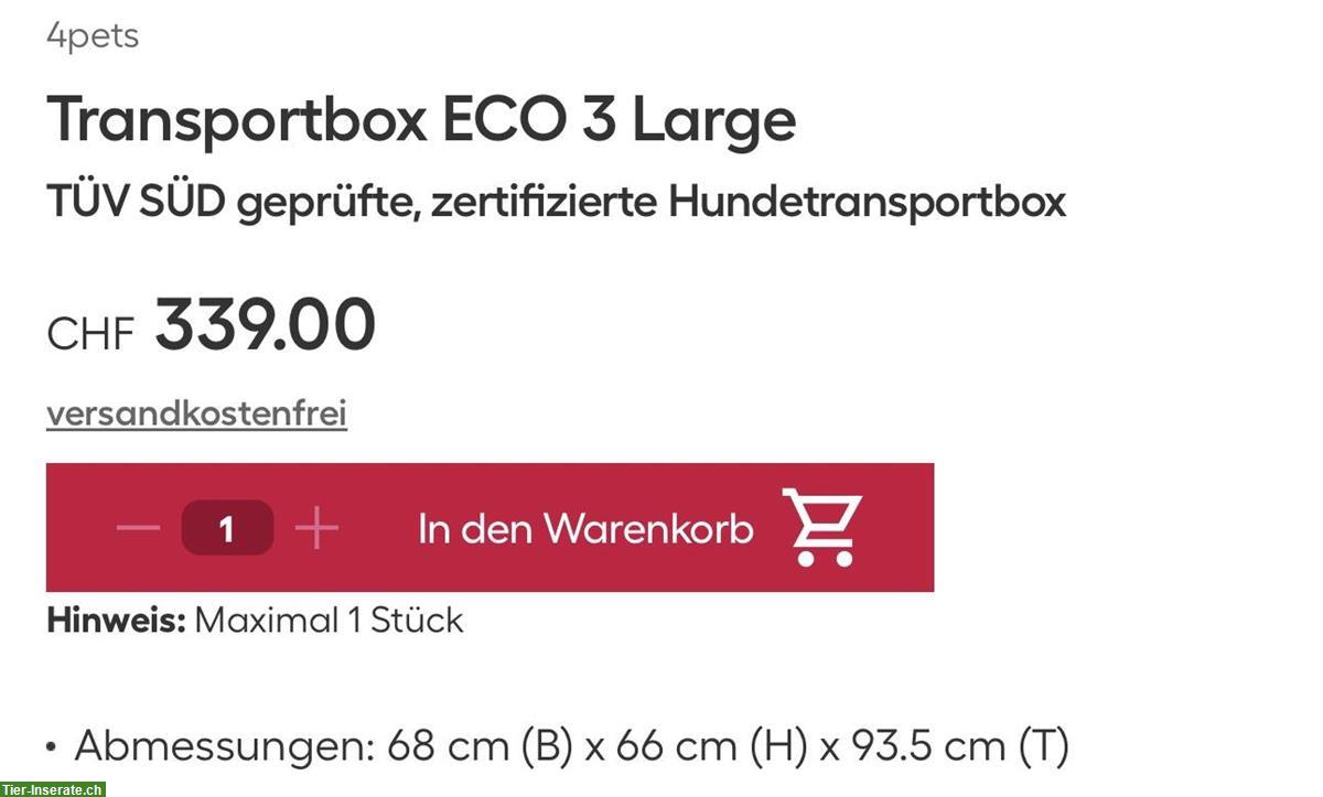 Bild 8: ECO-DOG Auto Hundebox top Zustand