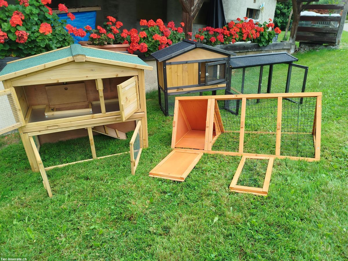 Hasen- & Meerschweinchenställe Small, Medium und Large