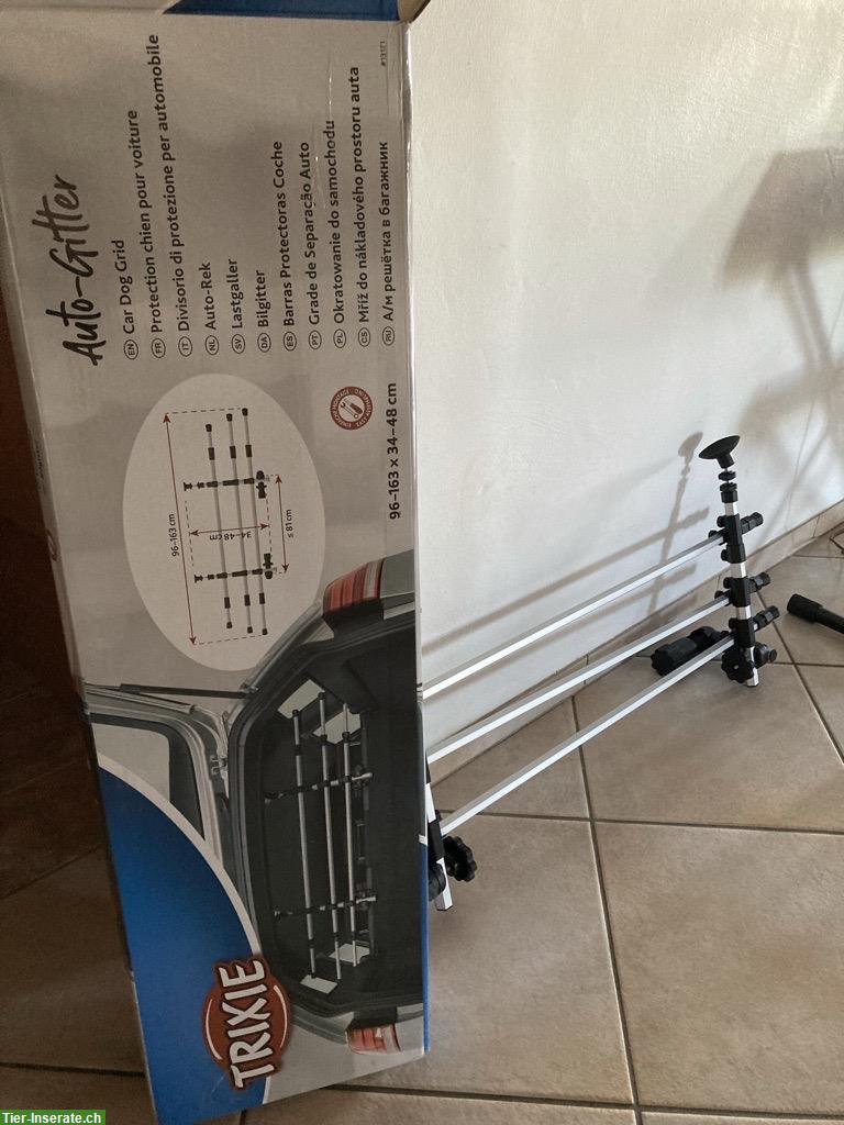 Bild 2: ALU Abtrenngitter Autotransport, schützt Mensch & Tier