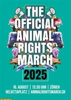 🐾 Animal Rights March Switzerland | 16. August 2025 🐾