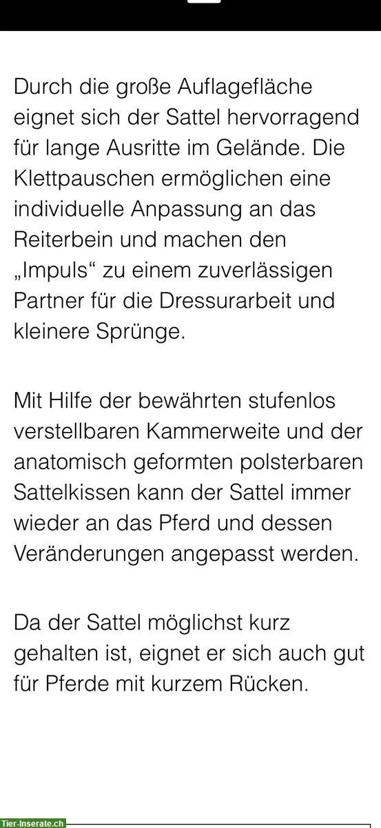 Bild 3: Deuber Sattel Impuls SKL Décor