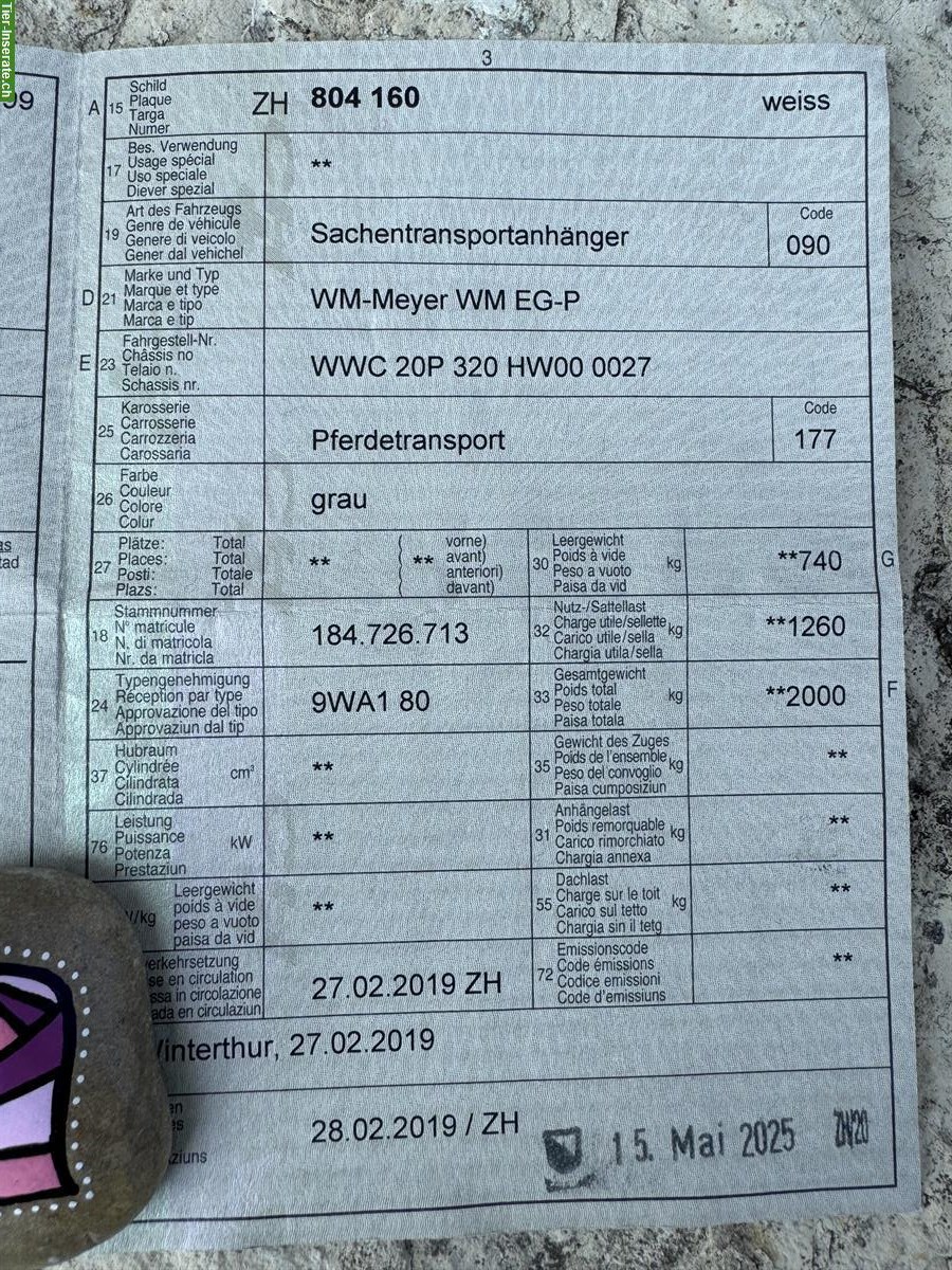 Bild 6: 2er Pferdeanhänger, sehr gepflegt und wenig gebraucht