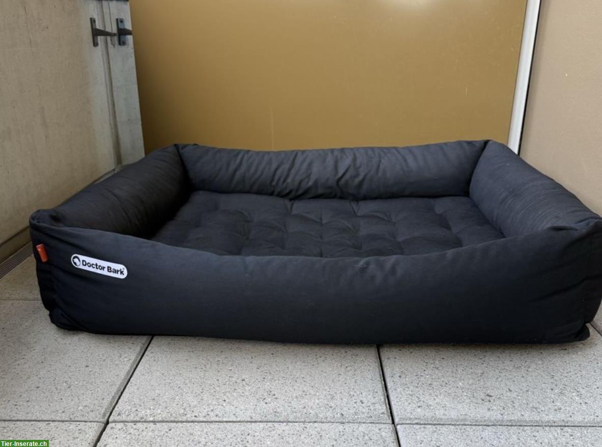 Doctor Bark Hundebett XXL in schwarz
