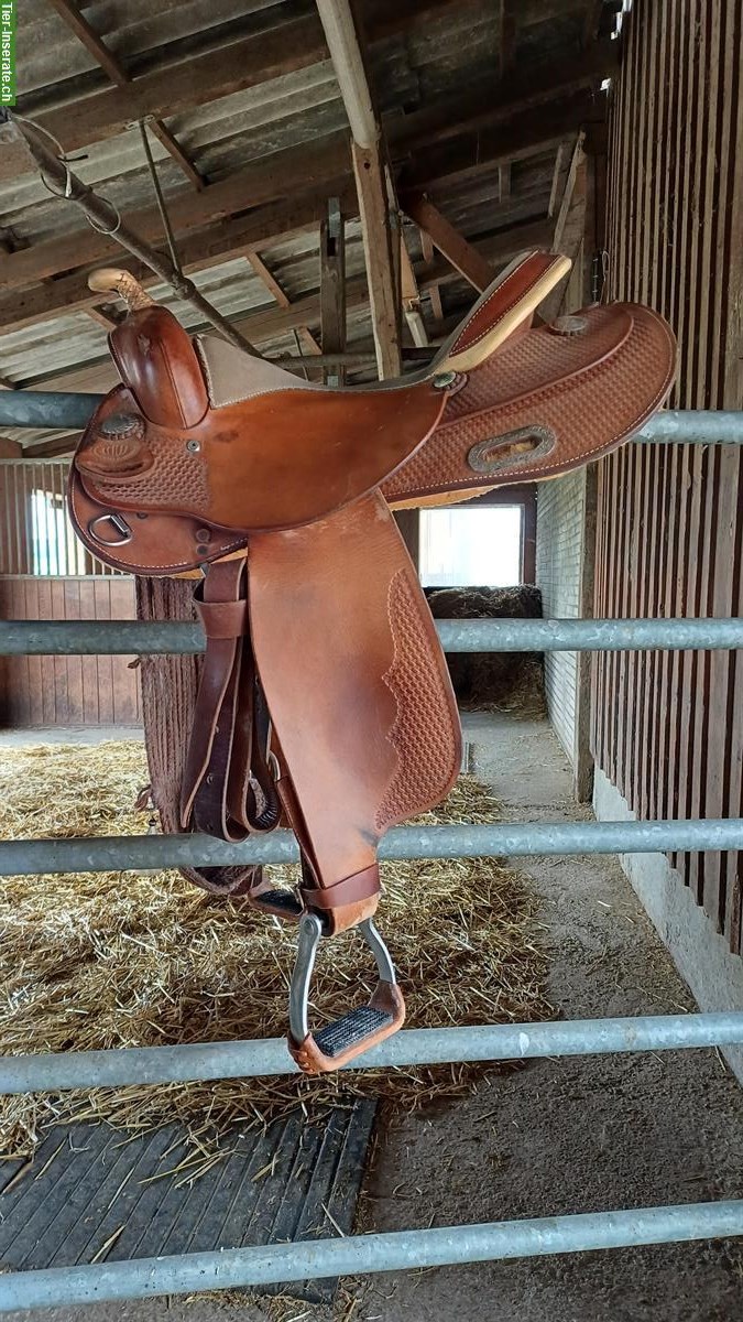 Westernsattel von West Wood Saddlery & Filzpad