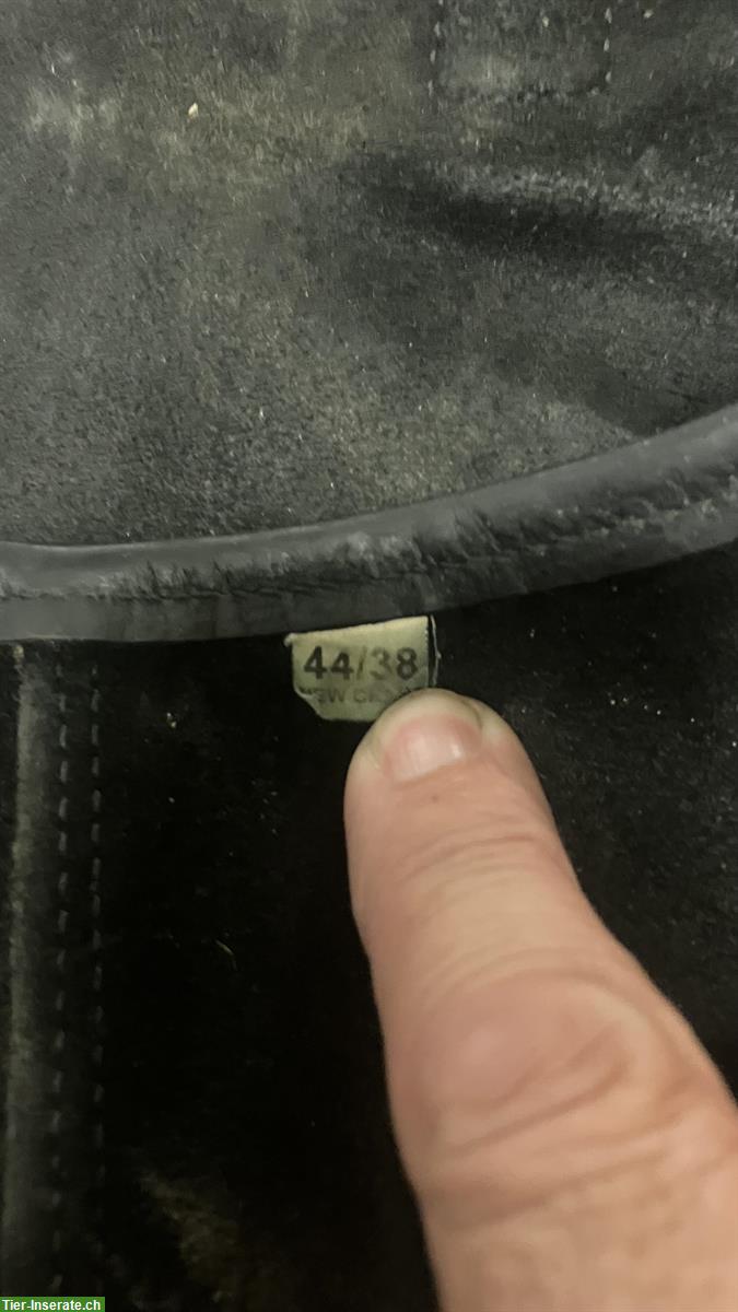 Bild 3: Leder Chaps Schwarz, Grösse 44/38
