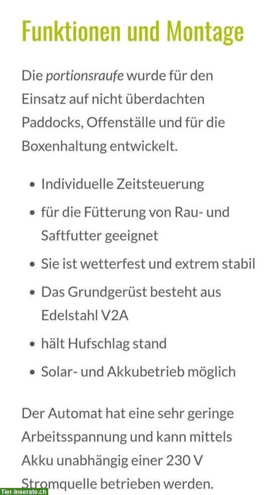 Bild 4: Zeitgesteuerter Heuautomat zu verkaufen