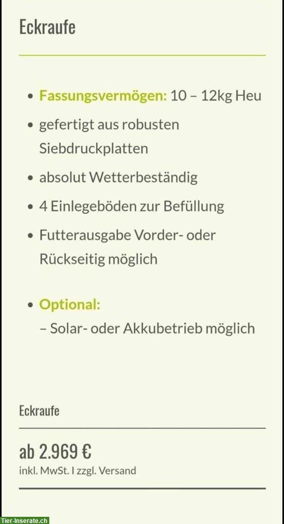 Bild 5: Zeitgesteuerter Heuautomat zu verkaufen
