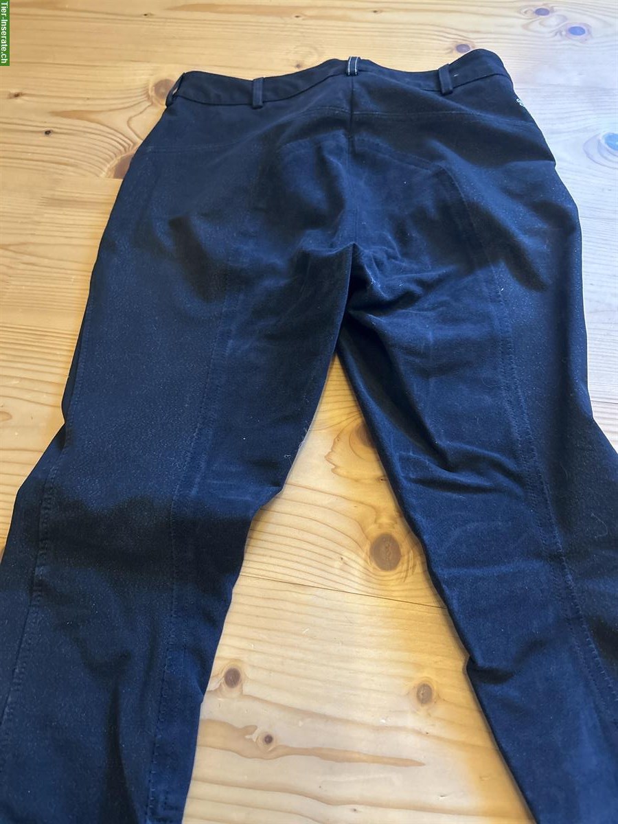 Bild 2: Schöne schwarze Reithose zu verkaufen