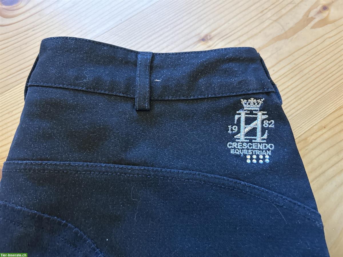 Bild 3: Schöne schwarze Reithose zu verkaufen