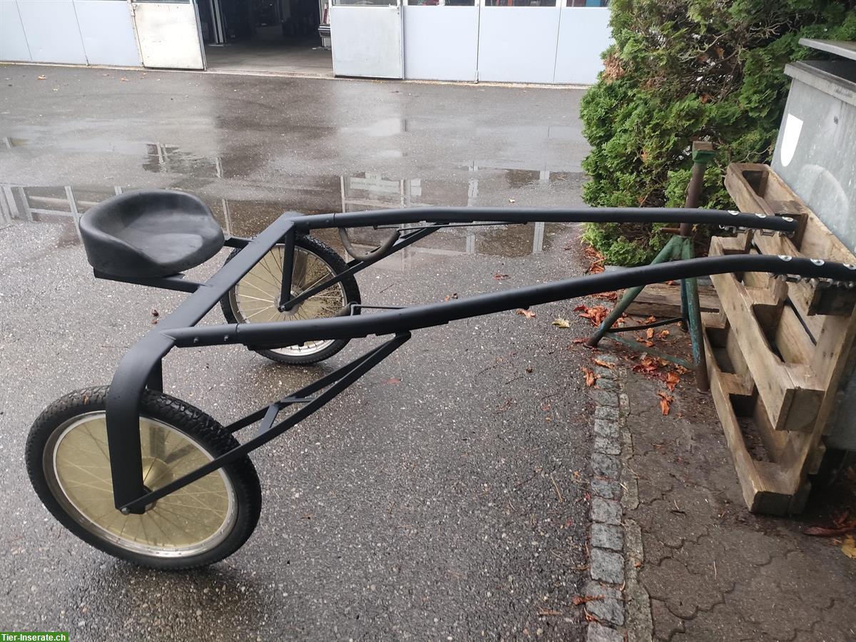 Pony Sulky mit Geschirr zu verkaufen