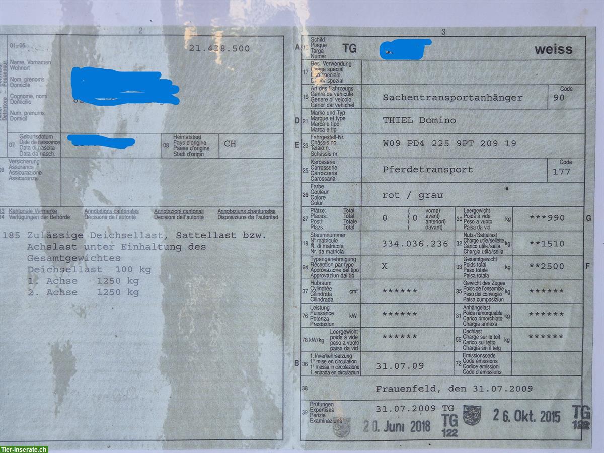 Bild 6: Pferdeanhänger mit Kutschenplattform zu verkaufen