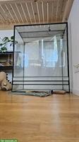 Glasterrarium 100x80x60cm ohne Inhalt & Unterschrank