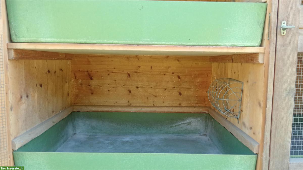 Bild 3: Kaninchenstall für Grossrassen Kaninchen zu verkaufen