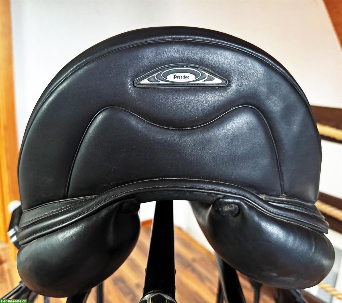 Bild 2: Prestige Dressursattel D2 K 17 Zoll Lux Leder, mit Zubehör
